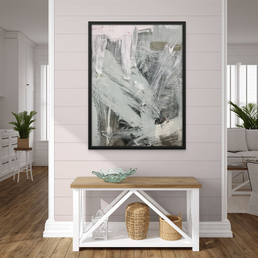 Arctic Abstract Canvas Framed